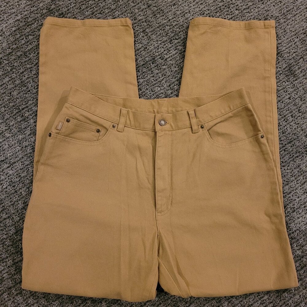 Tan Khaki Jeans Lauren Jean Co by Ralph Lauren Womens sz 14